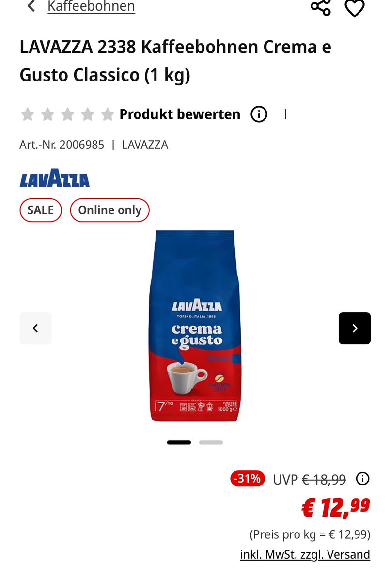 nightshifter666's tweet photo. @msulzbacher media markt 12,99 / kg 🤷🏻‍♂️ https://t.co/1qvuHzaHWT