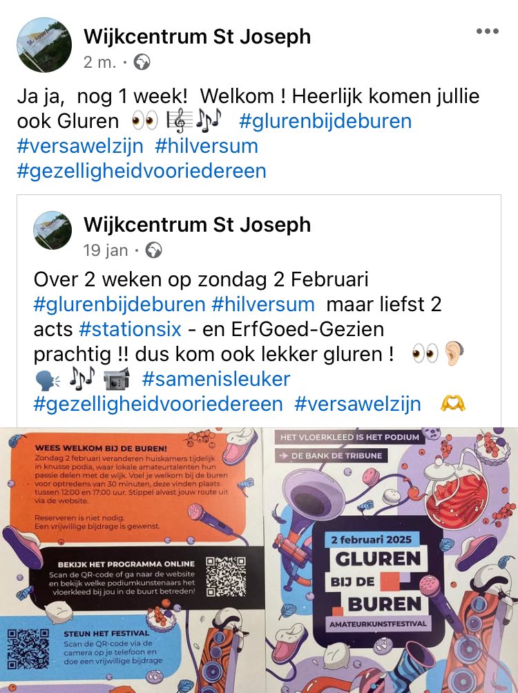 Een wijziging : 2 acts  ( i.p.v. 3 - )  tja.. toch leuk ‼️🎶🎼👀