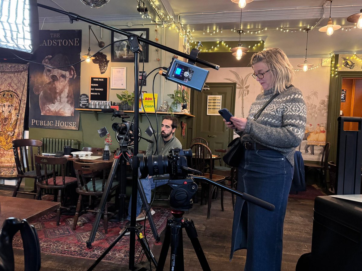 ImtiazTyab's tweet image. BTS @thegladpub for @cbssaturday’s The Dish #desipub