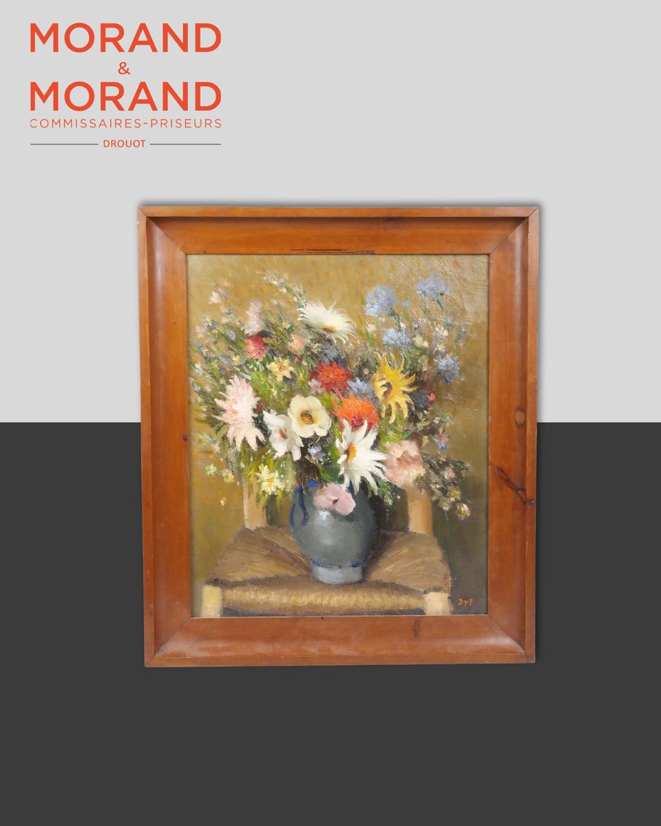 MorandAuction's tweet photo. Lot 75 : Marcel DYF (1899-1985) 
Fleurs au Pichet Alsacien Huile sur toile signée en bas à droite. 
Estimation : 3000/4000€

✨ Premier Vente Classique Mensuelle de 2025 ✨

Découvrez les lots sur https://t.co/L8ebPuOhIy

📆 Adjudication le Mardi 28 Janvier 2025 à partir de 14h https://t.co/qowT2o8hvB
