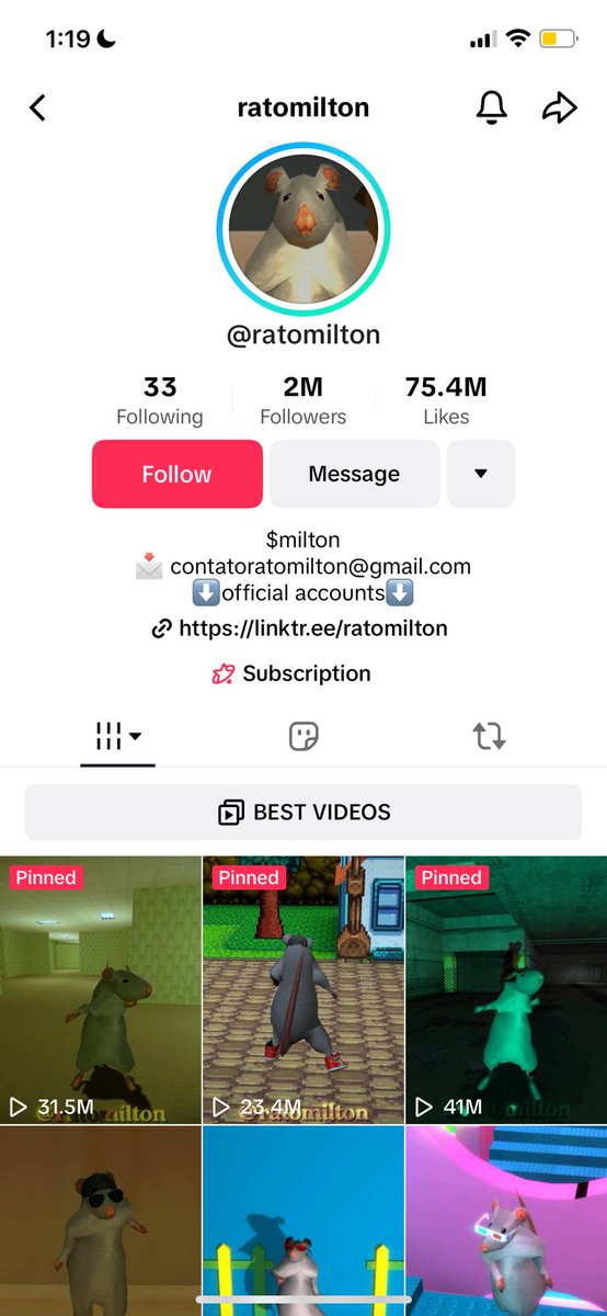 Oncha1nd's tweet photo. 👀
$milton 
 
#tiktokcoins #dancingrat #CryptoScam #CryptoNews #bitcoin #solana https://t.co/3MVh0CoA9W