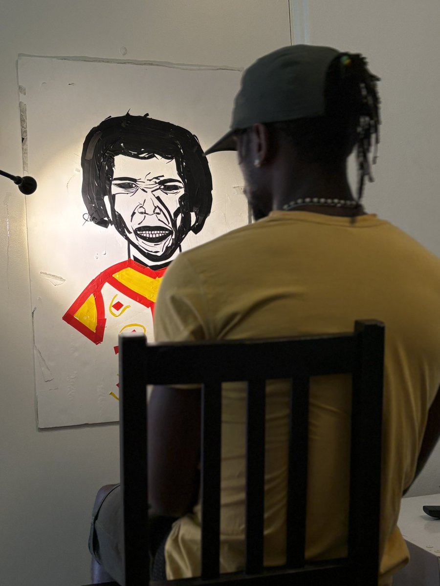 luckyADance's tweet photo. Drawing life . PVC tape on cardboard https://t.co/jWxL7tYEb6