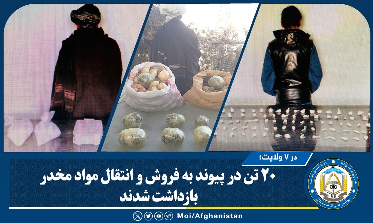 د هرات امنیه قوماندانۍ نشه یي توکو سره د مبارزې پولیسو ۱۶۹ تنه چې په ډول ډول نشو روږدي وو او پخوا یې د یاد ولایت له بېلابېلو برخو راټول کړي وو له بستر او درملنې وروسته د یوې کمېټې په وسیله خپلو کورنیو ته وسپارل. بل لور ته، نشه یي توکو