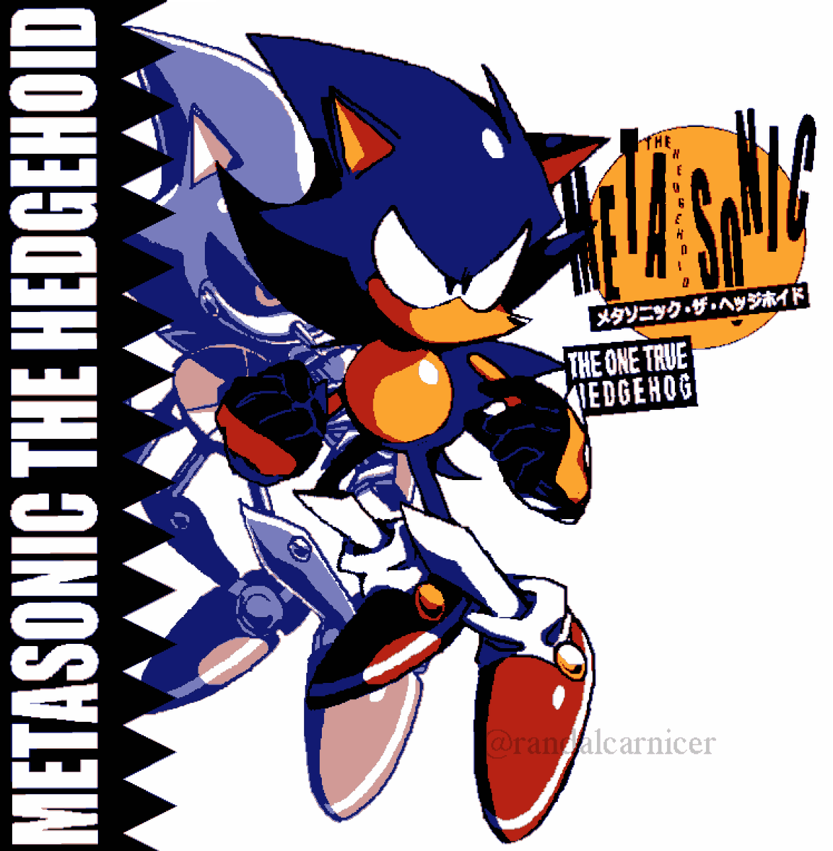randalcarnicer's tweet image. 「METASONIC THE HEDGEHOID 」