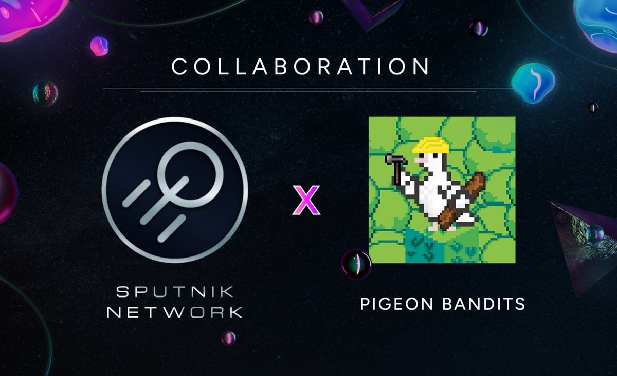 SPUTNIK (@sputniknetwork) on Twitter photo New collaboration!
Sputnik Network X <a href="/StarGops_nft/">CryptoGopniks - GopLend</a>
All holders of Pigeon Bandits NFTs will be eligible for $SIGNAL #StreamDrop and Sputnik NFT #NFTDrop
You can find Pigeon Bandits NFTs here
stargaze.zone/m/stars12c9nrp…
More details in docs
docs.sputniknetwork.digital/token-usdsigna… New collaboration!
Sputnik Network X <a href="/StarGops_nft/">CryptoGopniks - GopLend</a>
All holders of Pigeon Bandits NFTs will be eligible for $SIGNAL #StreamDrop and Sputnik NFT #NFTDrop
You can find Pigeon Bandits NFTs here
stargaze.zone/m/stars12c9nrp…
More details in docs
docs.sputniknetwork.digital/token-usdsigna…