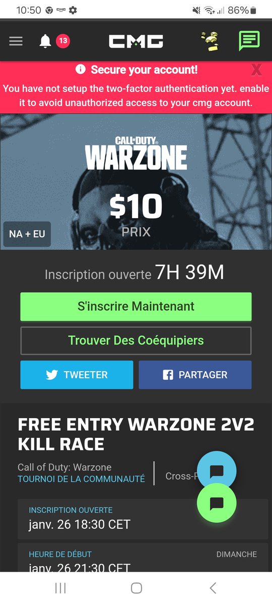 jayz_cod's tweet image. Who for the 2V2 Free Entry Warzone at 8 p.m.? #Freeentry