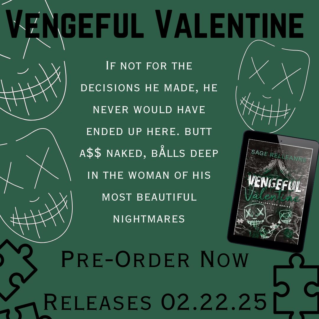 harley_joy's tweet photo. Vengeful Valentine by @sagerelleanne
Releases 02.22 and is a part of a shared world!
Ten authors will be bringing you the St. Valentines Series! https://t.co/goqOKZOlUP