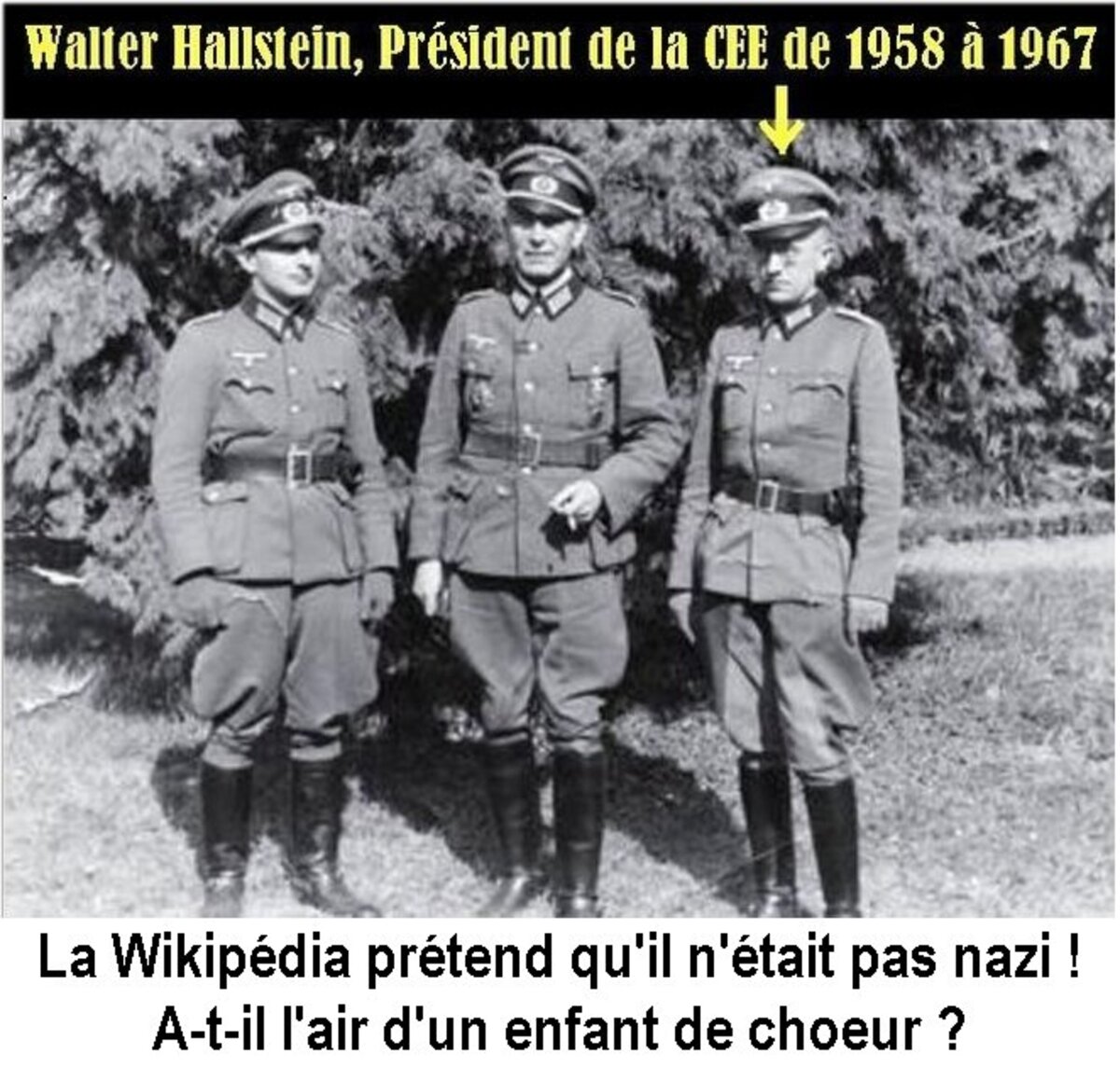 MagLiber3's tweet photo. #Hitler #Nazisme #UE #CIA 💣

Il faut rt à nouveau ce témoignage CHOC de @PhdeVilliers sur la construction nazie de l'UE 💣
Il en détient les preuves ! 

Nous pouvons brûler tous nos livres d'histoire ! 
Même origines NAZIES de l'OTAN 
Les nazis exfiltres par les américains à la seconde guerre mondiale, ont envahi le monde à nouveau en costume 3 pièces.

Il faut que @POTUS en parle.
Les Etats-Unis doivent révéler ce fléau qui est parti de chez eux.