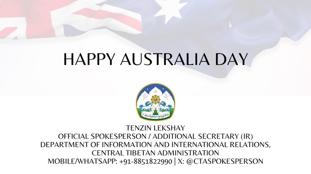 CTASpokesperson's tweet photo. We wish the Australian Government and public a very happy Australia Day. https://t.co/JjAzwYxYLL