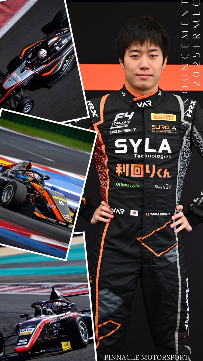 🏎️Announcement 🇦🇪
Pinnacle Motorsport からFormula Regional Middle East Championship にRd.3から参戦します！！

わからない事だらけで苦戦が強いられると考えられますが、フル参戦の選手達に少しでも牙を向けれるよう精一杯頑張ります🔥

応援宜しくお願いします🤲
#HY6 #実は今年で3年目 #F1jp