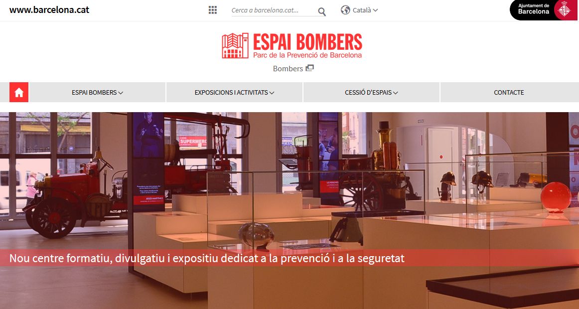 🚒A la pàgina web d’#EspaiBombers hi trobaràs informació sobre les nostres activitats, novetats, exposicions i tot allò que vulguis saber sobre aquest centre dedicat a la formació i divulgació de la prevenció i la seguretat!

💻 🔗barcelona.cat/espaibombers/