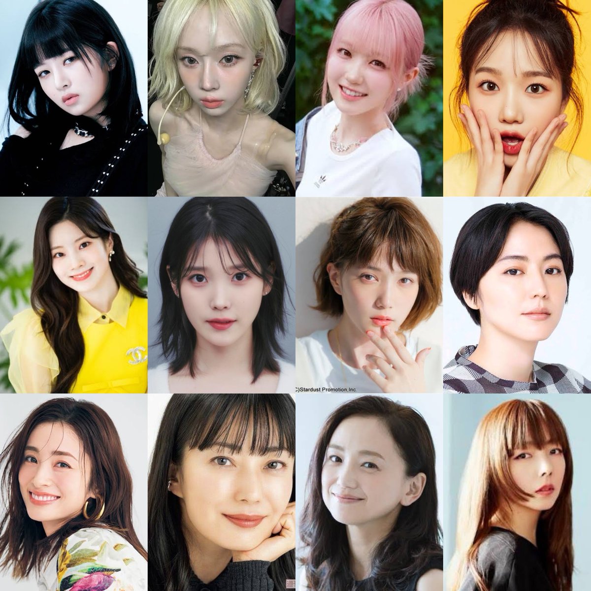 wannyan329_'s tweet photo. フレッシュ×スプリングを幅広い年代集めてみた。

✅温かみがあって親しみやすい印象
✅茶髪〜派手髪　 柔らかさを感じる色が良い
✅自然光が得意
✅カジュアル大得意◎
✅半月型の目の方が多い
✅視線が頬に行く方が多い
✅軽さ・抜け感を感じるヘアセットがよく似合う(後れ毛やレイヤー) https://t.co/3pXLqKCPbT