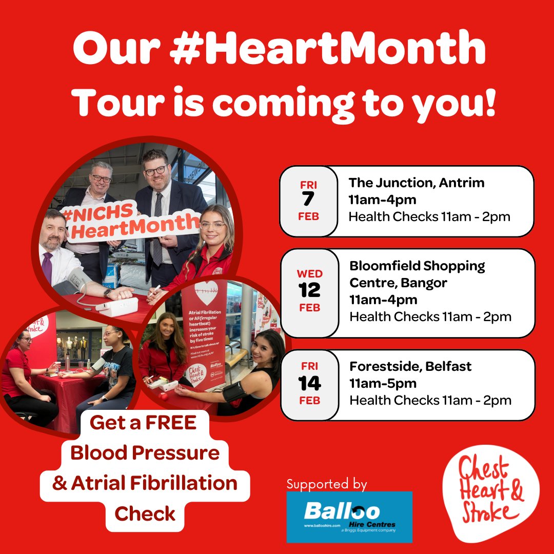 Northern Ireland Chest Heart & Stroke tweet media