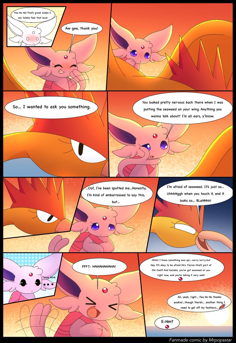 Thebrionneartis's tweet photo. ES Chapter 5.1 page 20

#eeveelutionsquad #espeon #pokemon #fearow https://t.co/DgIZ2u71Cj