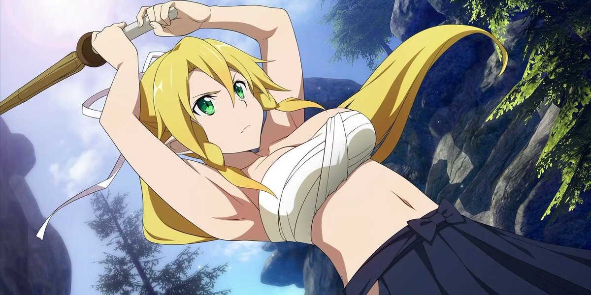 VirtualImp's tweet photo. Leafa 😫💚 https://t.co/kzMEZ4ywiM