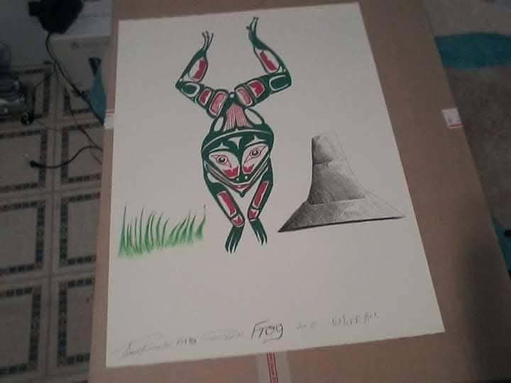 simonphl1978's tweet image. Coastal art frog🐸