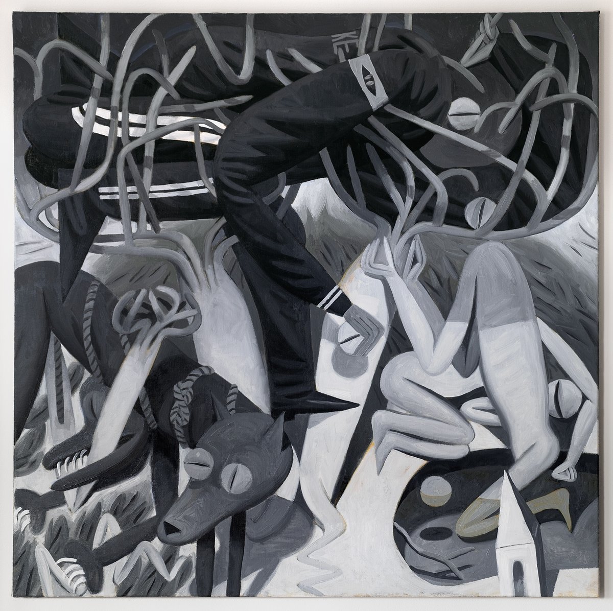 I called this painting "Fruits" and it is available in our online-gallery browndwarfart browndwarfart.bigcartel.com
Feel free to browse, a lot of good stuff there.