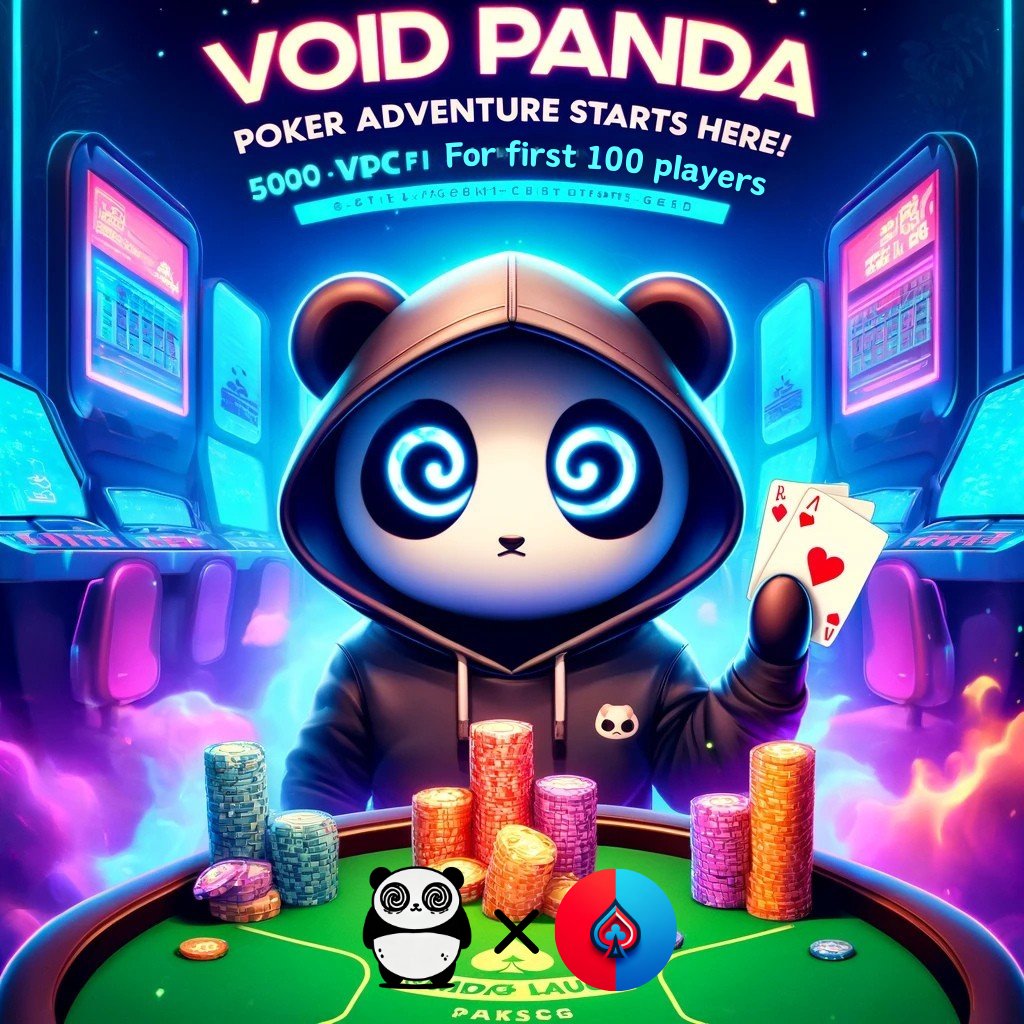 Omegaluck888's tweet photo. ๐ Exciting news! We're teaming up with @VoidPandaCoin ๐ผ to bring $VPC to the poker tables on https://t.co/tKcLYpchMM! ๐
Ready to stack your chips and play in style? Stay tuned for more details โ the fun is just getting started! ๐ #Omegaluck #VoidPanda #VPC https://t.co/V7qkSY4c0E