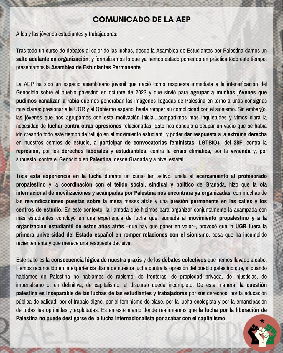 Asamblea de Estudiantes Permanente tweet media