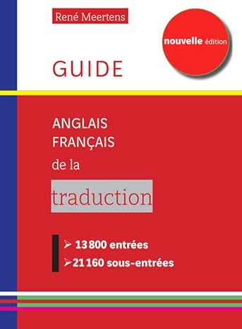 5,0 sur 5 étoiles Ouvrage complet
Commenté en Belgique le 16 janvier 2025
Achat vérifié
Ouvrage complet pour tous ceux qui, amateurs ou professionnels traduisent d'anglais en français