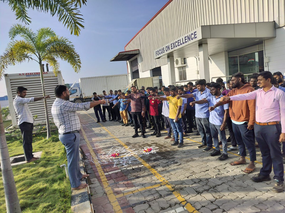 tadpole_eng's tweet photo. Team TEC proudly celebrated Republic Day at our Chennai Plant, Unit 4, reflecting on the values that drive our nation forward. https://t.co/2bGJl9bApU