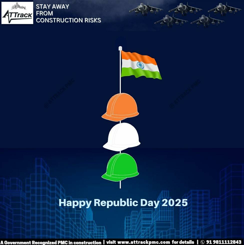 AttrackPmc's tweet photo. Wishing you a day filled with pride, love for our country and a commitment to building a better future. Happy 76th Republic Day!

#Republicday2025 #celebrationsunlimited #projectmanagementconsultant #projectmanagement  #constructionmanagement  #control #project #ATTRACK #PMC https://t.co/Tq3G09wBJn
