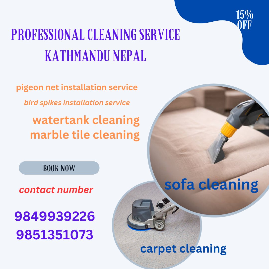 Best cleanig service provider  in kathmandu , bhaktapur and lalitpur area  contact number : 9849939226/9851351073 facebook.com/share/1Aq6JpaN…… instagram.com/professionalcl…