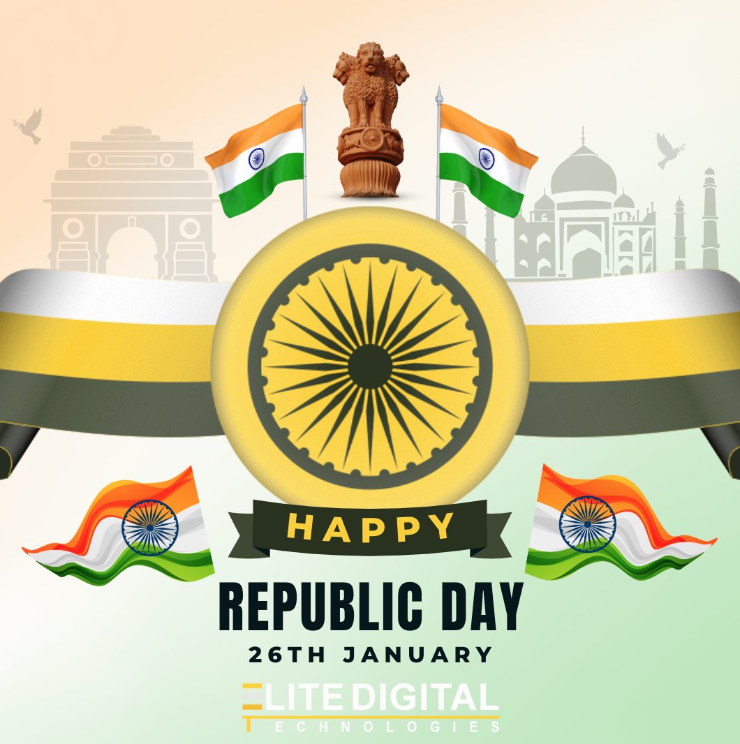 eSynapseConnect's tweet photo. 📷 Celebrating the Spirit of Republic Day! 📷

Together, let’s embrace the spirit of innovation, growth, and inclusivity—principles that can drive India to greater heights.

#IndiaAtItsBest #RepublicDay2025 #ProgressTogether #DigitalIndia #proudtobeindians https://t.co/saehmnN5xe