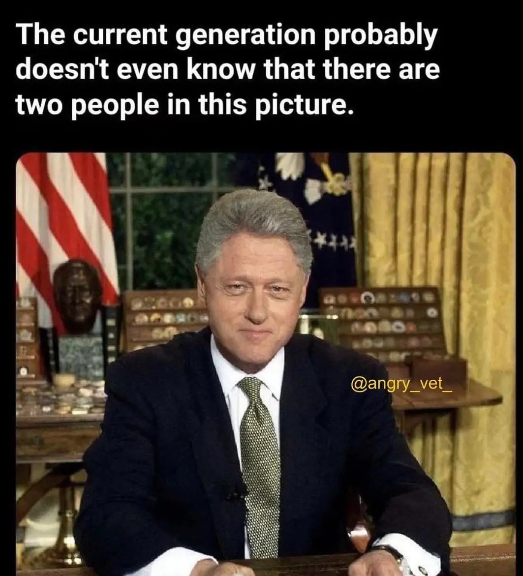 Good morning, X friends, I hope all have a blessed Sunday!

On this day in 1998, the infamous Bill Clinton testifies to the American people that "I did NOT have sexual relations with that woman, Miss Lewinsky"

Needless to say...YES he did🫠