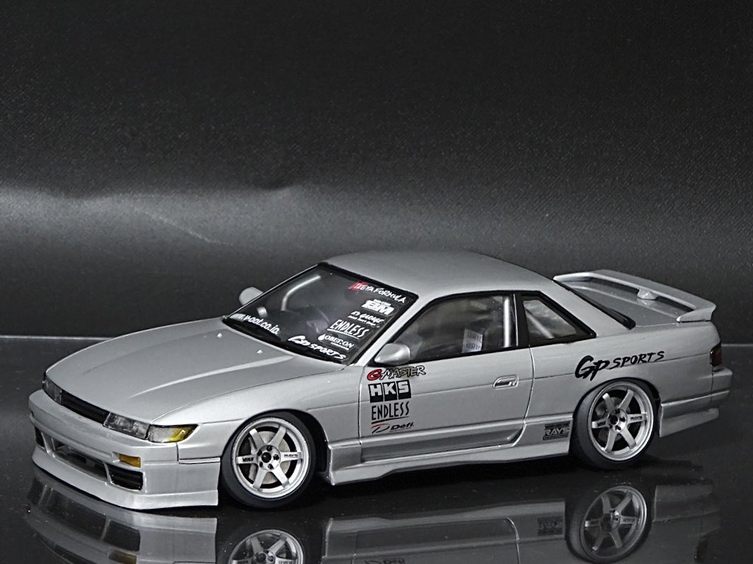 フジミ　1/24　シルビアS13 改造完成品 フジミ 1/24 シルビアS13 改造完成品 - メルカリ