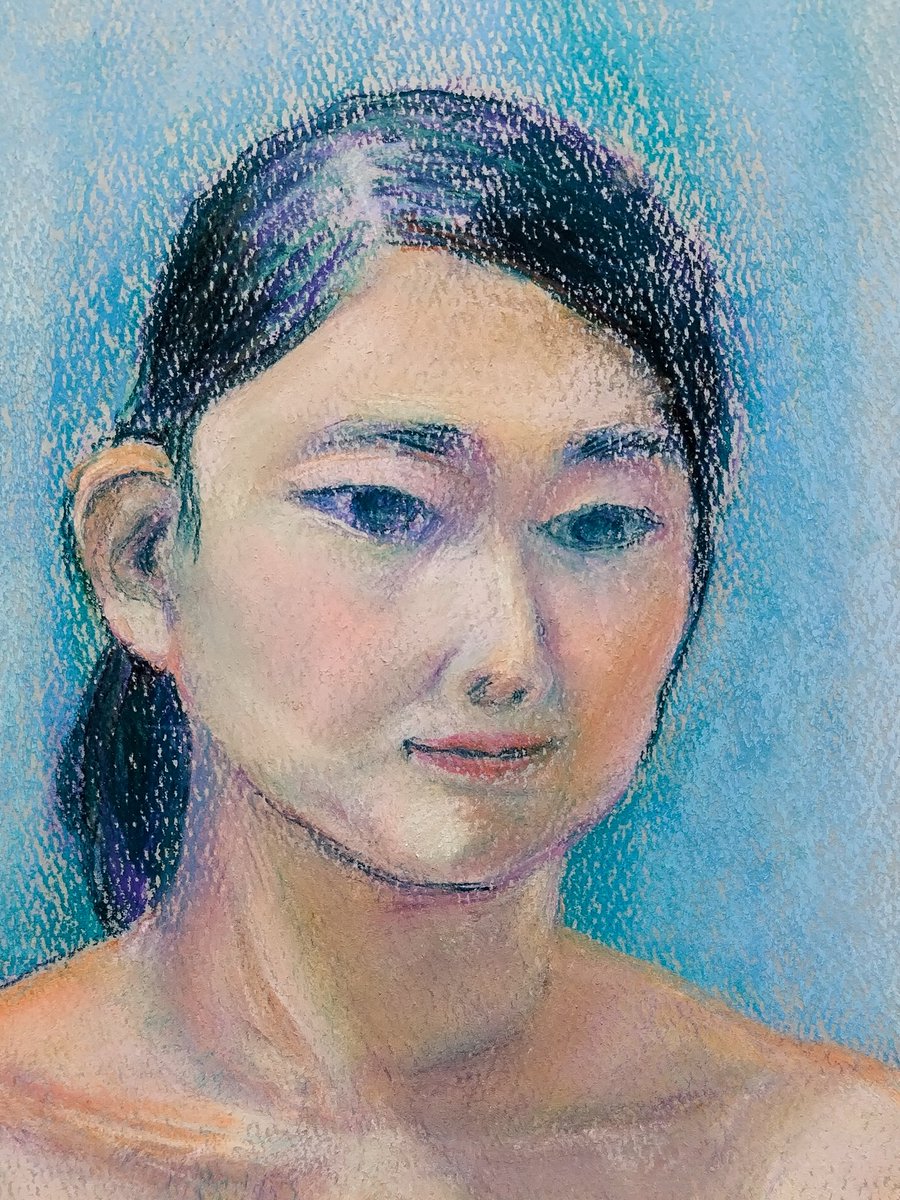 01k3n81321's tweet image. Almost finished! 

#pasteldrawing
#lifedrawing