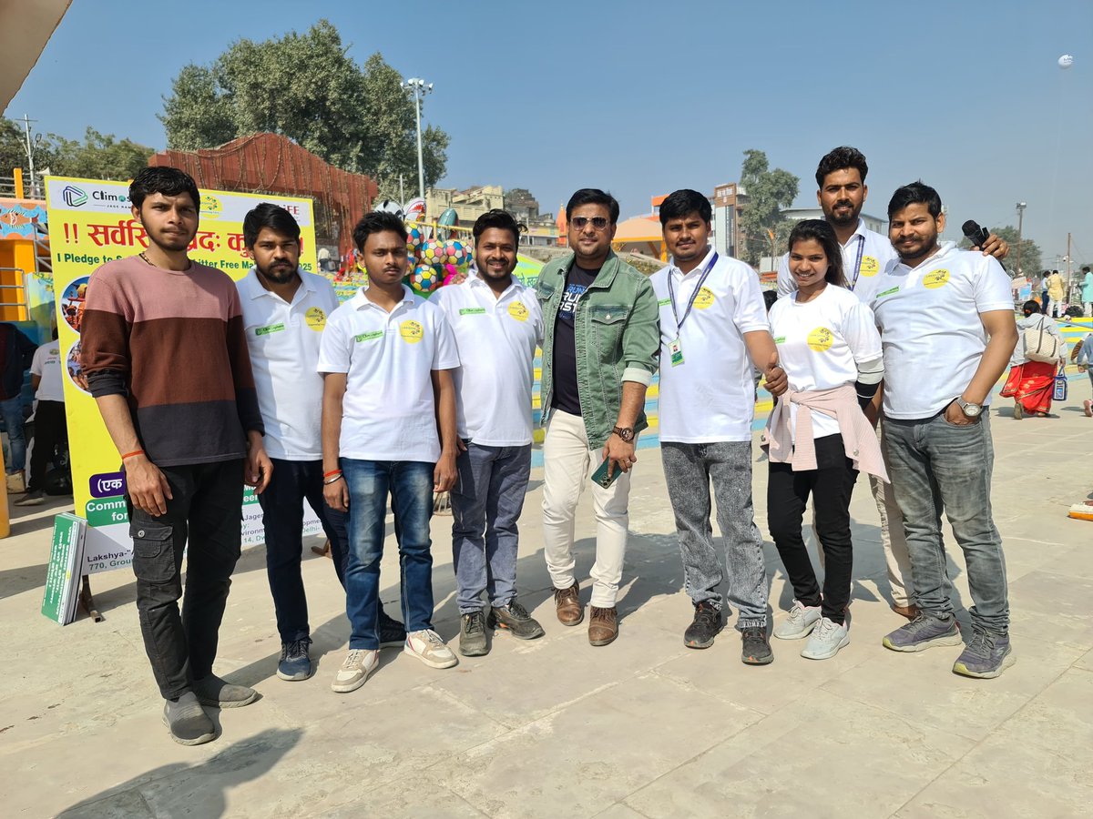 climosphere's tweet photo. 🌟 Climosphere &amp; Lakshya at Maha-Kumbh 2025! 🌿
We’re proud to be featured by a renowned blogger for our sustainability efforts! 
Check it out: https://t.co/sMvRRlmeyu

@climosphere

#MahaKumbh2025 #GoGreen https://t.co/7p3wDoM7ud