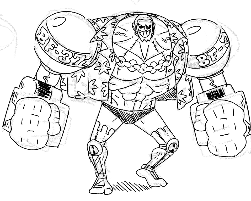 dozybouldr's tweet photo. franky doodle #ONEPIECE https://t.co/Z9bbvZphqT