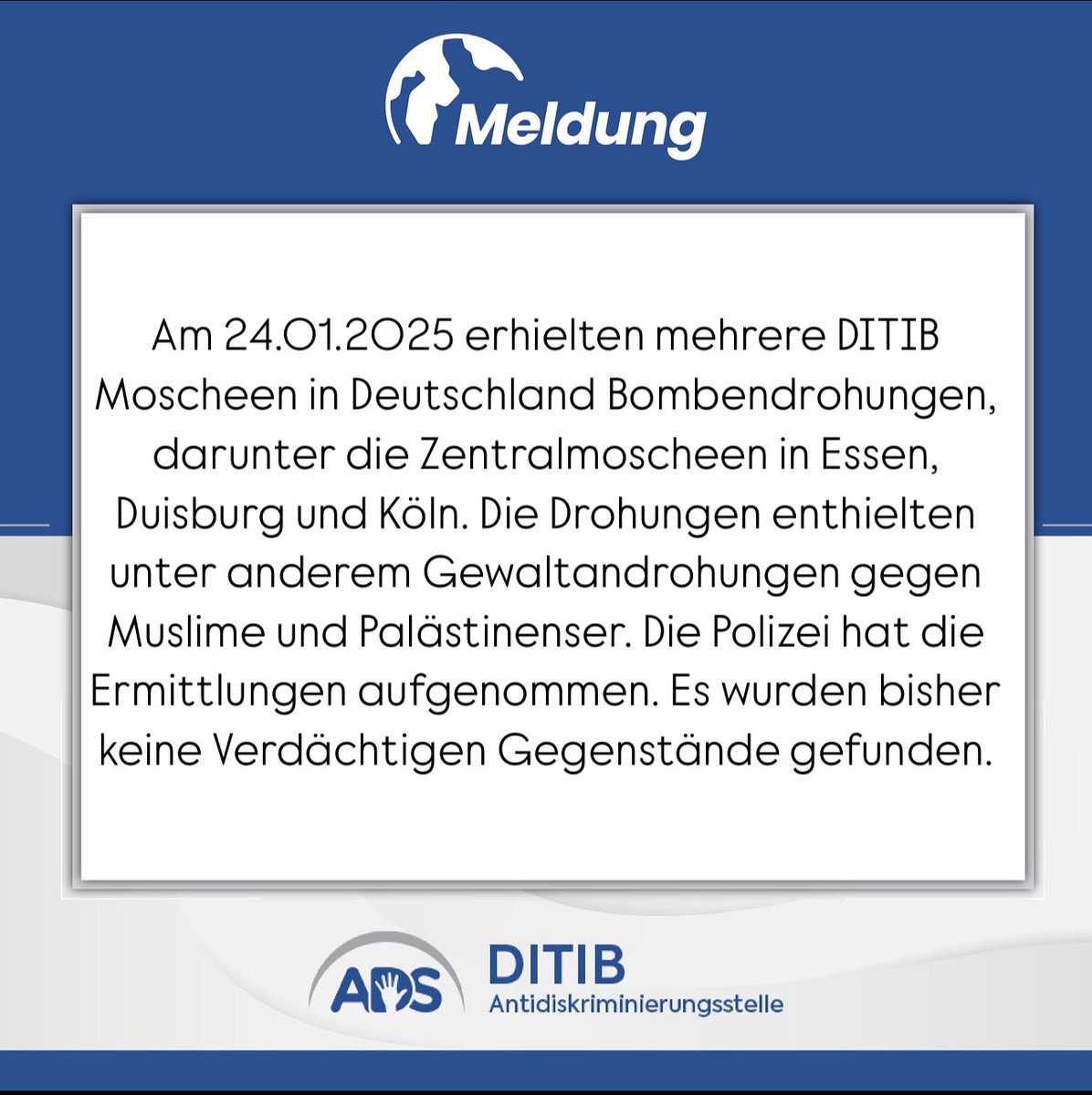 DITIB Antidiskriminierungsstelle tweet media