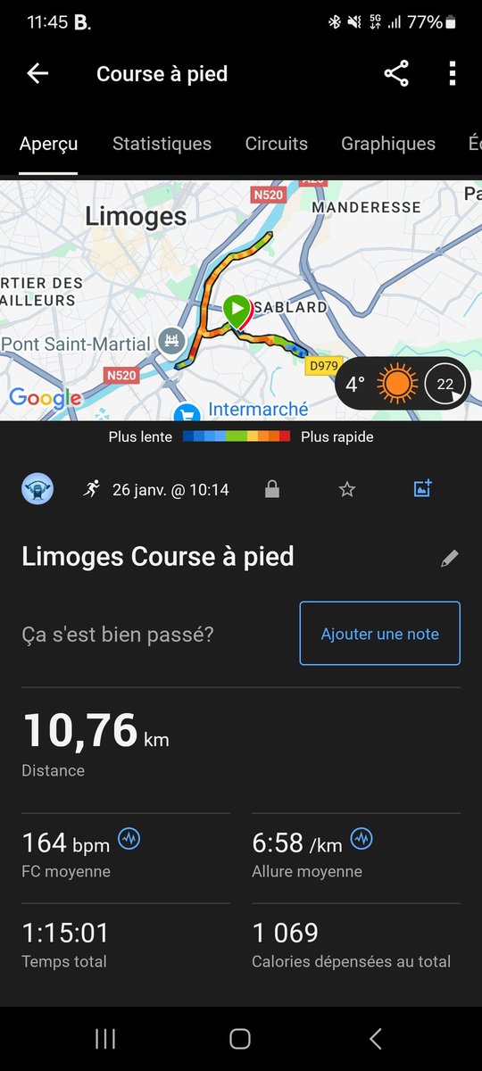 crazyvor's tweet photo. Ça fait 9 mois que je n'avais pas réussi à faire 10km.

I'm back https://t.co/Pzr2NICEZ7