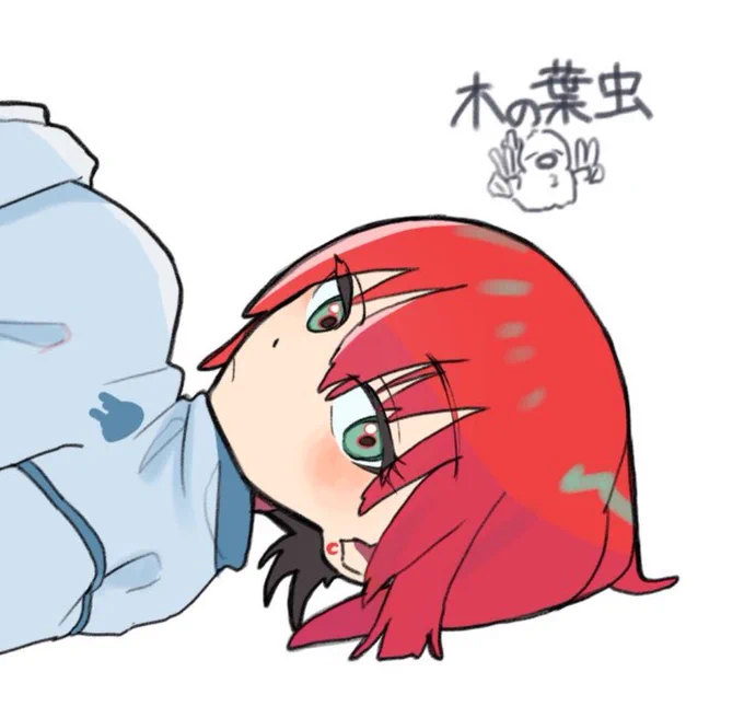 描きたい顔が描けて満足 