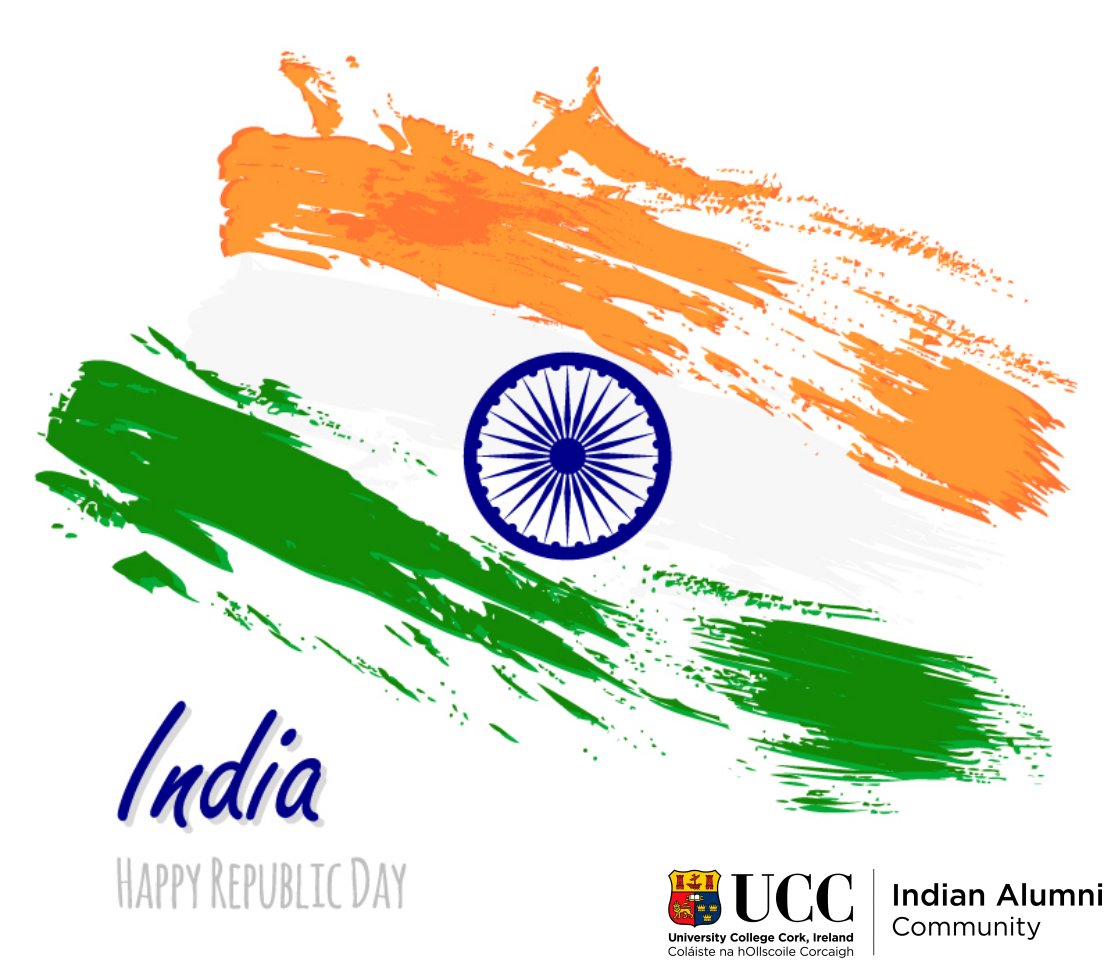 Wishing all of you a day filled with pride, love for the country, and a commitment to building a better future. Happy Republic Day 🇮🇳🇮🇳🇮🇳!
@UCCAlumDevel <a href="/IndiainIreland/">India in Ireland (Embassy of India, Dublin)</a> <a href="/IndiaUcc/">UCC India</a> <a href="/johbees/">John O'Halloran</a> <a href="/AddsOS/">Ann-Marie O'Sullivan</a> <a href="/BrianDTurner71/">Brian Turner</a> <a href="/uccalumnilondon/">UCC Alumni London</a> <a href="/Ukilkelly/">Professor Ursula Kilkelly</a> <a href="/corkcitycouncil/">Cork City Council</a> <a href="/sendboyle/">Ard Mhéara Chorcaí, Cllr. Dan Boyle</a> <a href="/lekha513/">Dr. Lekha Menon Margassery</a>
