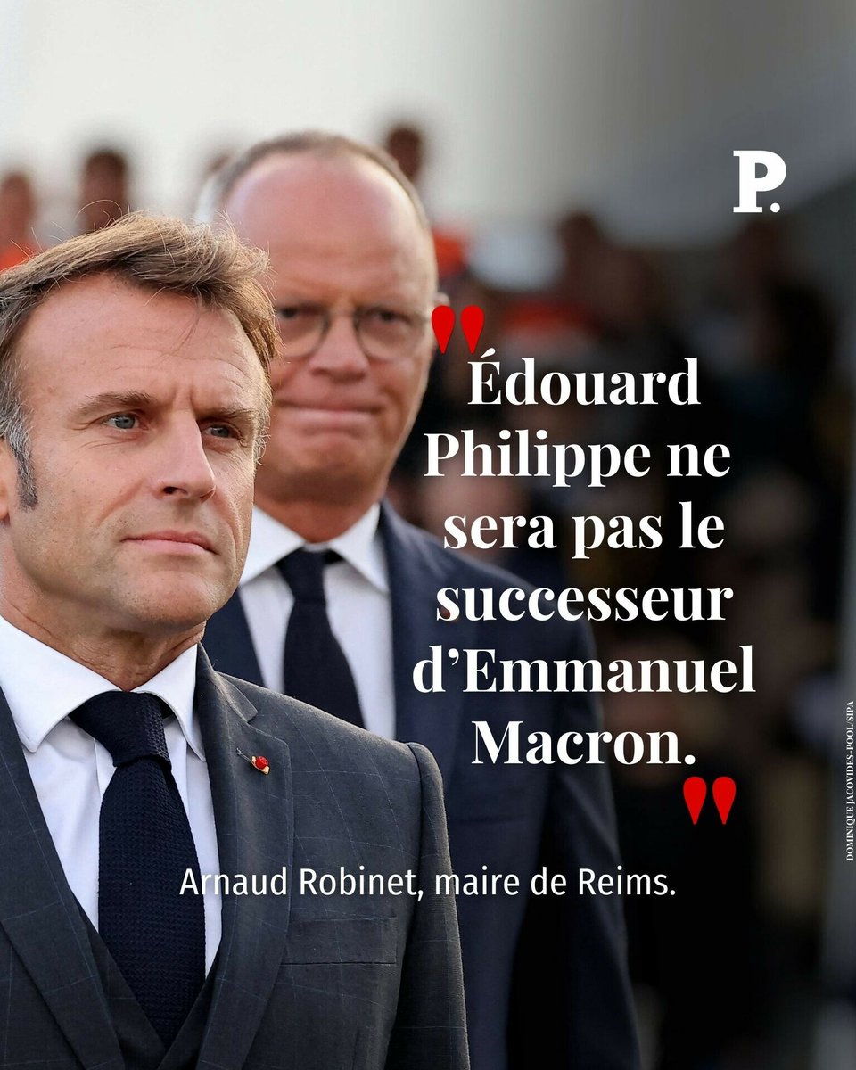 Le Point (@lepoint) on Twitter photo .<a href="/ArnaudRobinet/">Arnaud Robinet</a> : « Édouard Philippe ne sera pas le successeur d’Emmanuel Macron »
Le maire de Reims et secrétaire national du parti Horizons défend la candidature de l’ancien Premier ministre.
➡️ l.lepoint.fr/U7A .<a href="/ArnaudRobinet/">Arnaud Robinet</a> : « Édouard Philippe ne sera pas le successeur d’Emmanuel Macron »
Le maire de Reims et secrétaire national du parti Horizons défend la candidature de l’ancien Premier ministre.
➡️ l.lepoint.fr/U7A