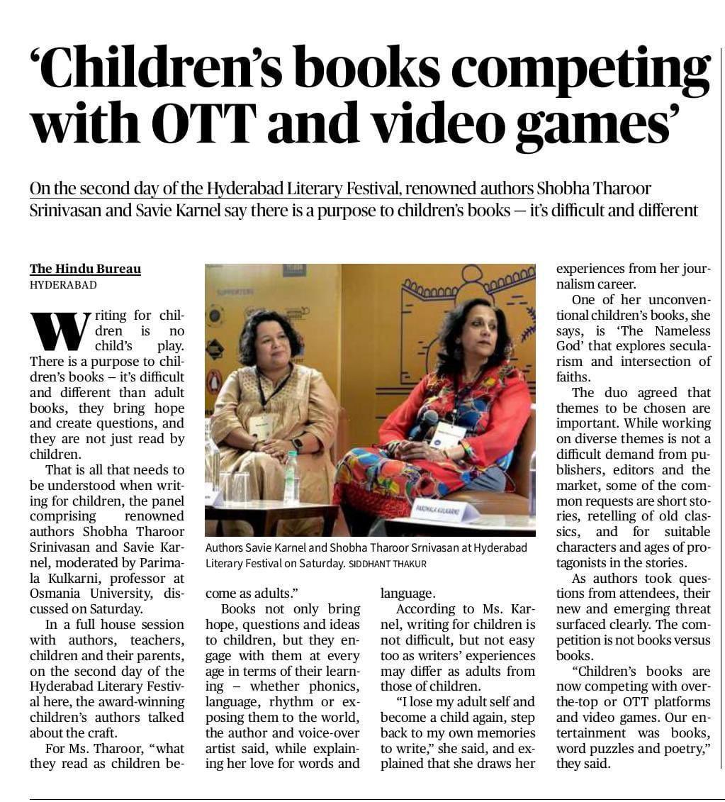 Shobha Tharoor Srinivasan tweet media