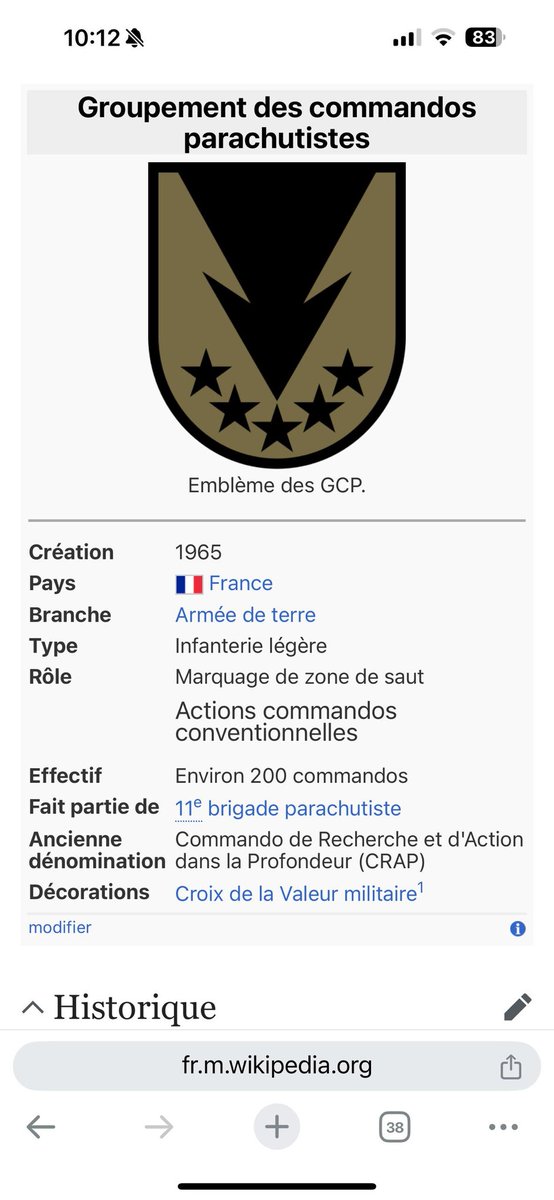 PatrickKabeng12's tweet image. La CRAP n&apos;est pas une invention du Rwanda ni des FDLR.
Les unités CRAP existent partout...

Vous êtes sans ignoré que #CRAP est une unité Para-commando de l&apos;armée française et tous les commandos qui sont formés par cette unité dans des pays africains dont la RDC, reprennent le…