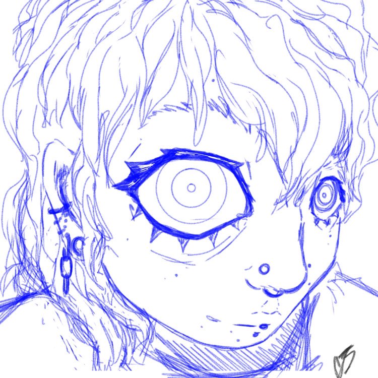 I really need to draw more 😭😭😭😭😭
I finished the sketch for a self portrait and damn I forgot how much I loved drawing, hopefully I actually finish this and it doesn’t go to shit when I start colouring :[