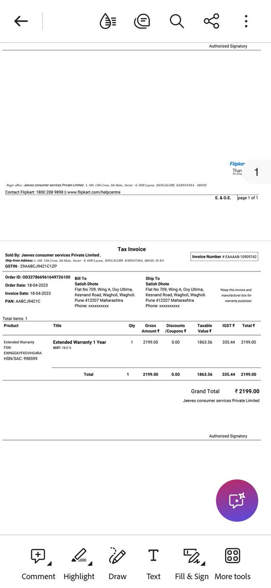 ippibday's tweet photo. I am writing to formally express my dissatisfaction with the handling of my insurance claim/refund. Despite multiple follow-ups, my insurance amount has not been refunded yet, which is causing me significant inconvenience.
#jeevas #Flipkart  #consumers 
#gov #fraud #scam #Scammer https://t.co/JyxUGpwMC3