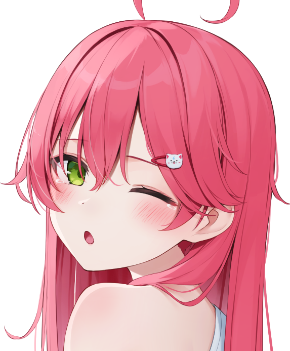 さくらみこ 「 」|にゃん🐾のイラスト