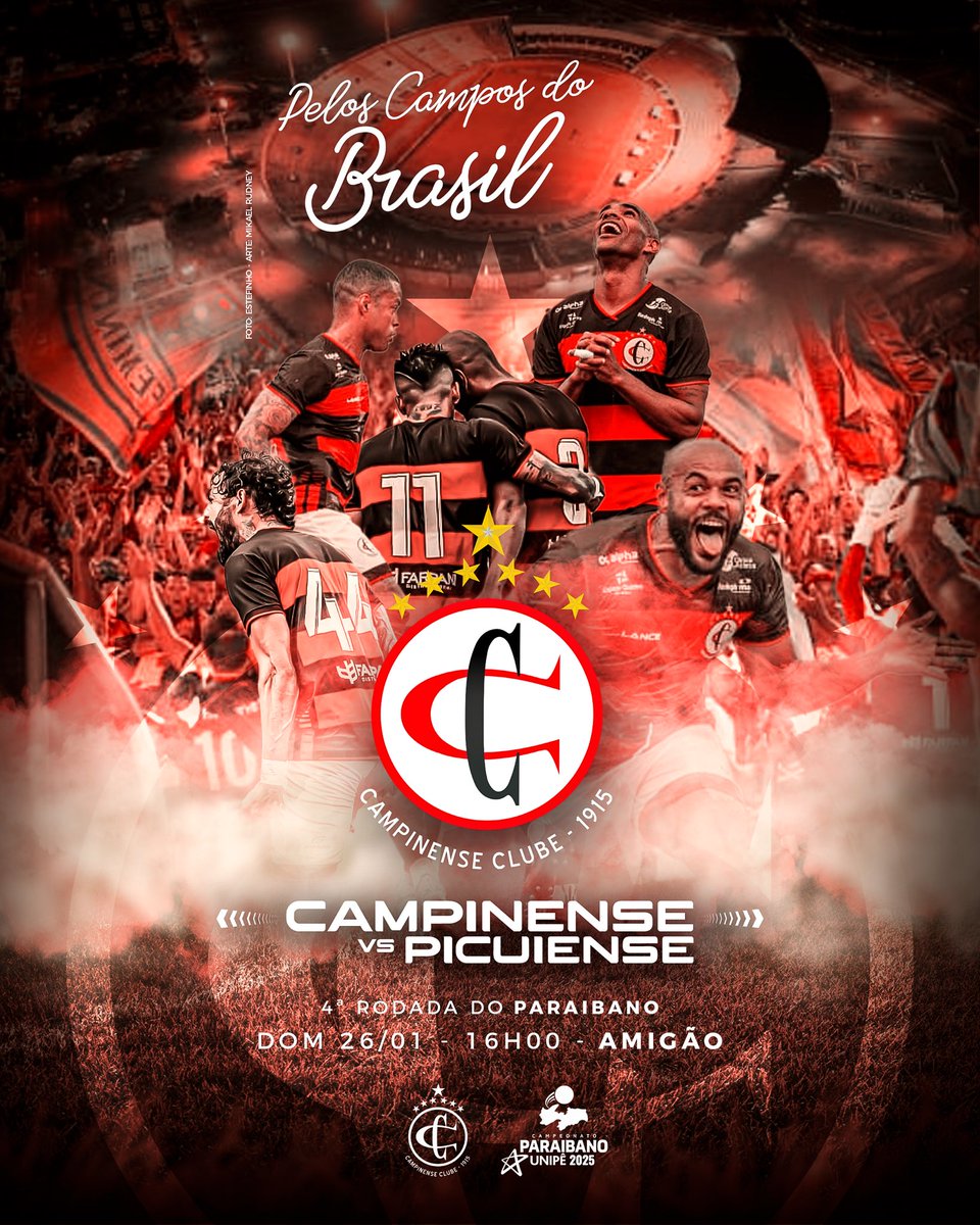 🔴⚫️ HOJE TEM RAPOSAAAAA! 🦊

É dia do Maior da Paraíba entrar em campo pela quarta rodada do Campeonato Paraibano 2025! Vamos em busca da vitória para conquistar mais 3 pontos!

📅 Hoje | 🕓 16h | 🏟️ Estádio Amigão