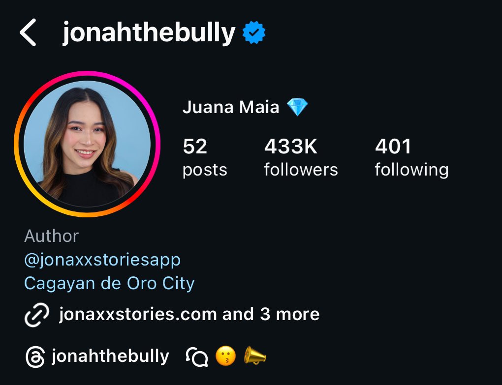 Jonaxx is already verified na in IG! 🎉