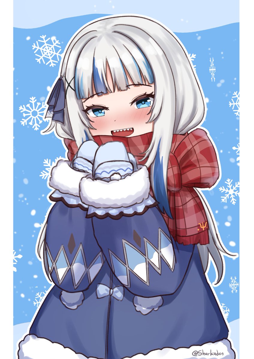 Warm and fluffy ❄️🦈
#snowshark #gawrt
