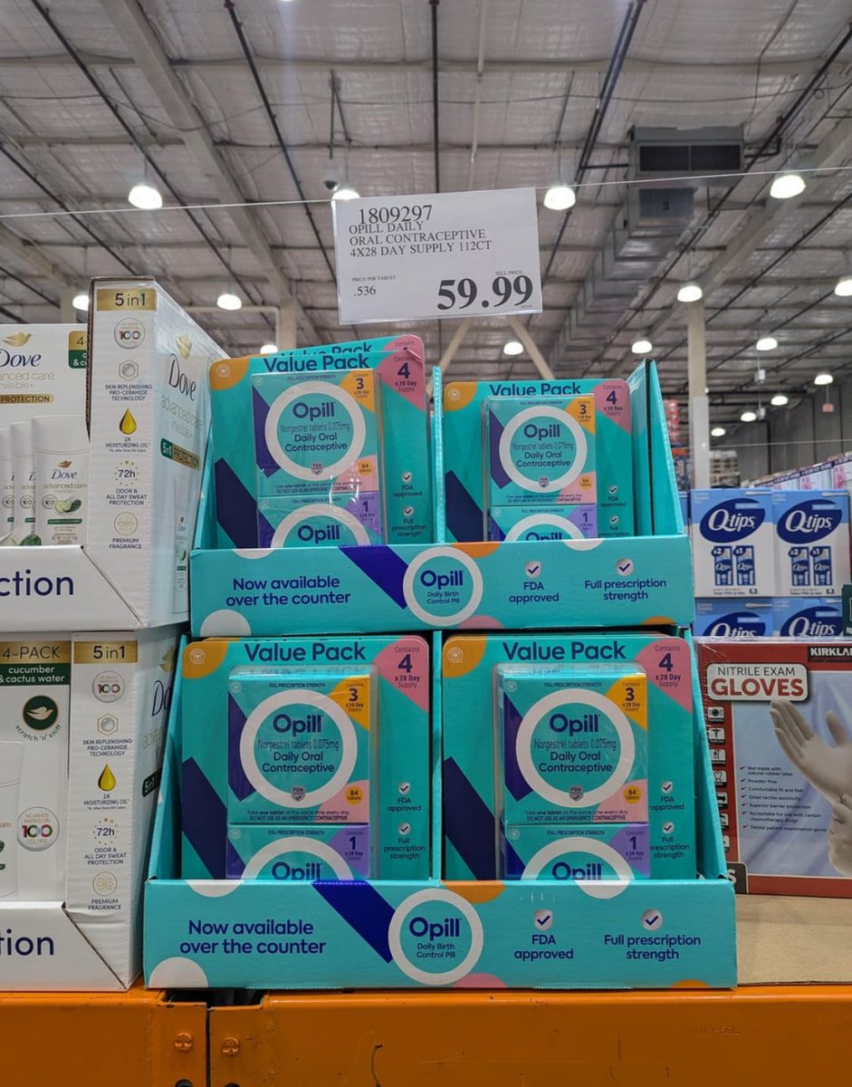 RichLux713's tweet image. I never seen this before you can buy birth control without a prescription at Costco. #Thoughts #birthcontrol