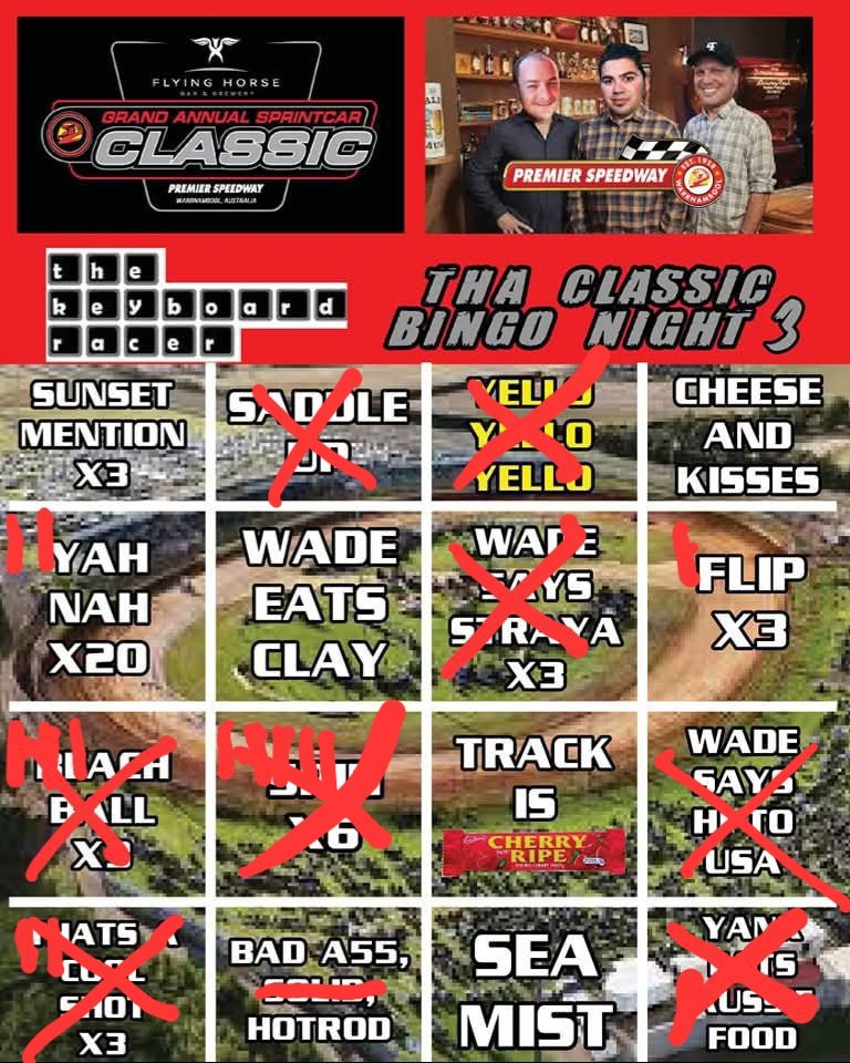 15 to go in THA CLASSIC
#ClassicBingo #52GASC