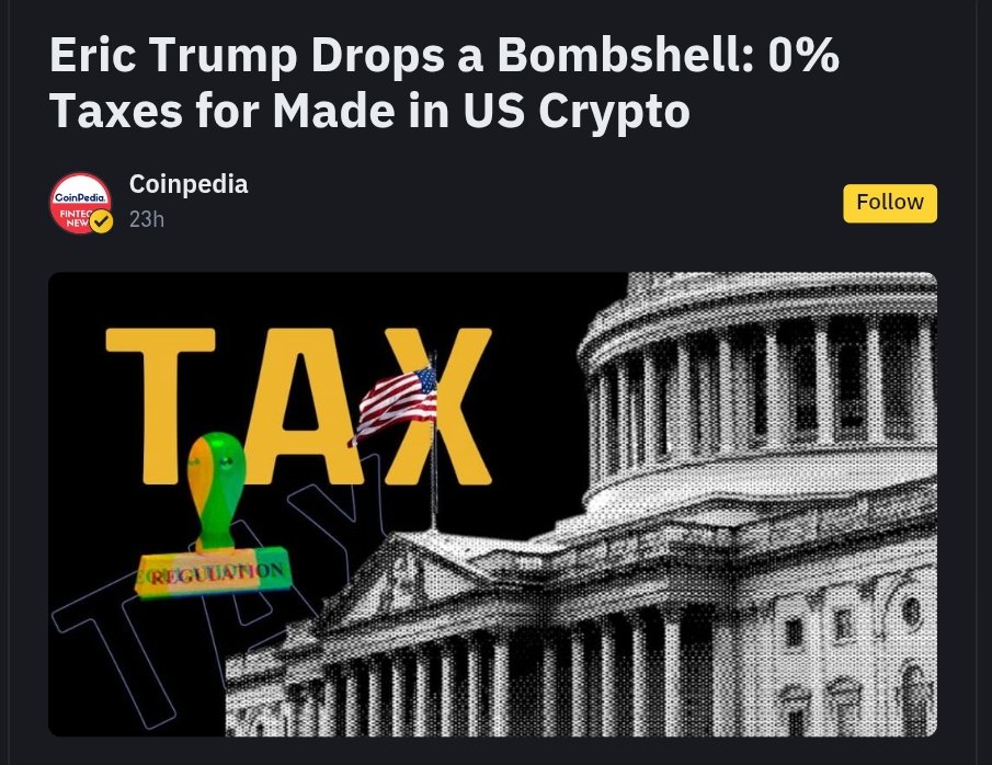 🚨BREAKING: Eric Trump imposes 0% capital gains tax on US-based cryptos!

$RENDER is not only the top #AI coin, it is also US-based.

If it goes live before February's #AI rally, $RENDER will go Parabolic.

Like this post if you're Bullish about $RENDER!