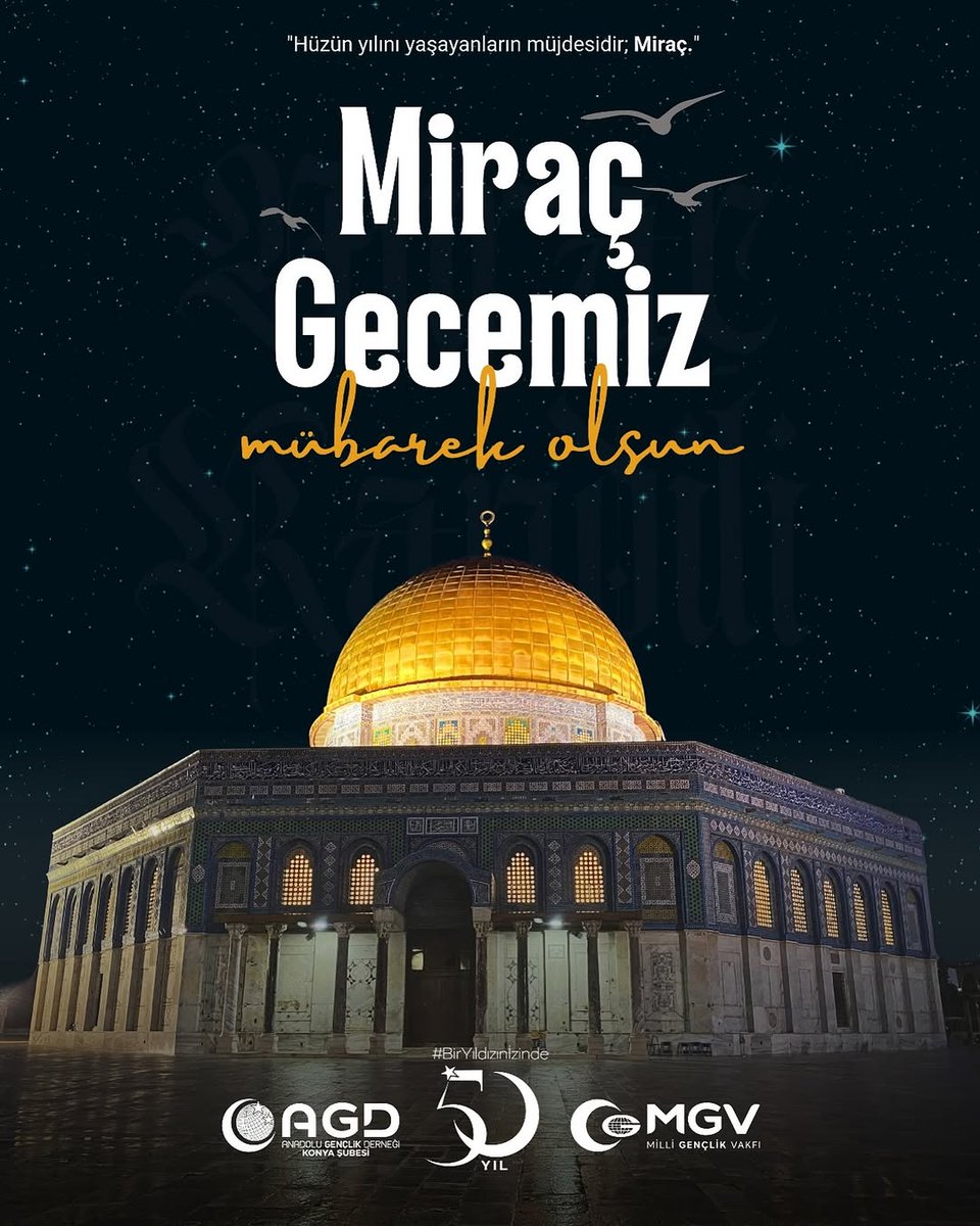 Miraç Gecemiz Mübarek Olsun.